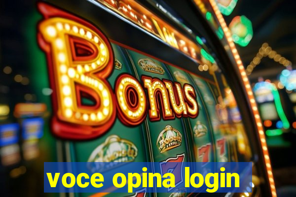 voce opina login